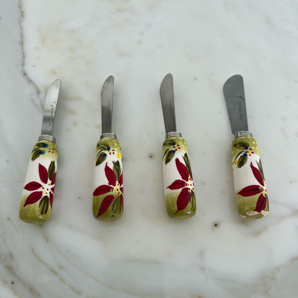 HOLIDAY SERVING KNIVES SET